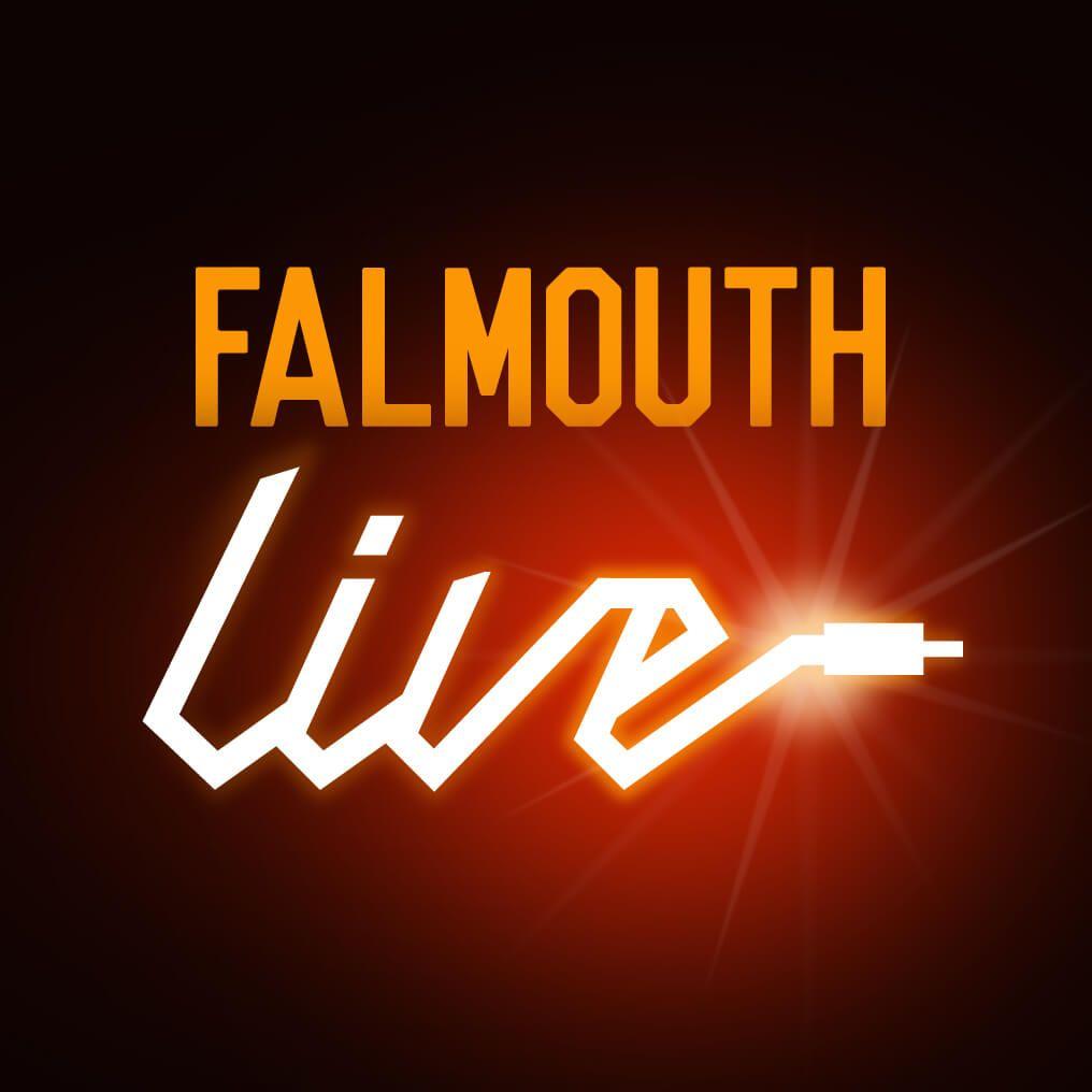 What Company Has a Red Square Logo - Falmouth Live (glowing version - RED) SQUARE - Official Falmouth Website