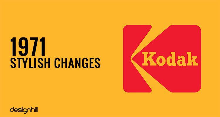 Using Red Square Logo - History Of Evolution Of The Kodak Logo