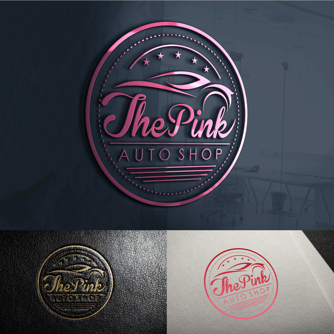 Pink Automotive Logo - Create a Chic Logo for Female Driven Auto Repair Shop by MisterAdli ...