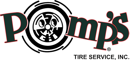 Tire Service Logo - Pomp's Tire. Auto Repair & Tire Shops