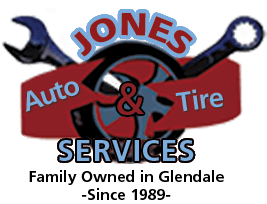 Tire Service Logo - Auto Repair Glendale, AZ - Car Service | Jones Auto & Tire Service