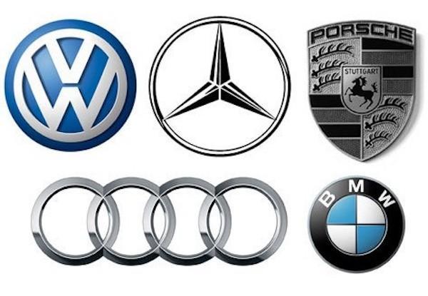 German Luxury Car Logo - While Tesla pursued clean energy, German automakers colluded to
