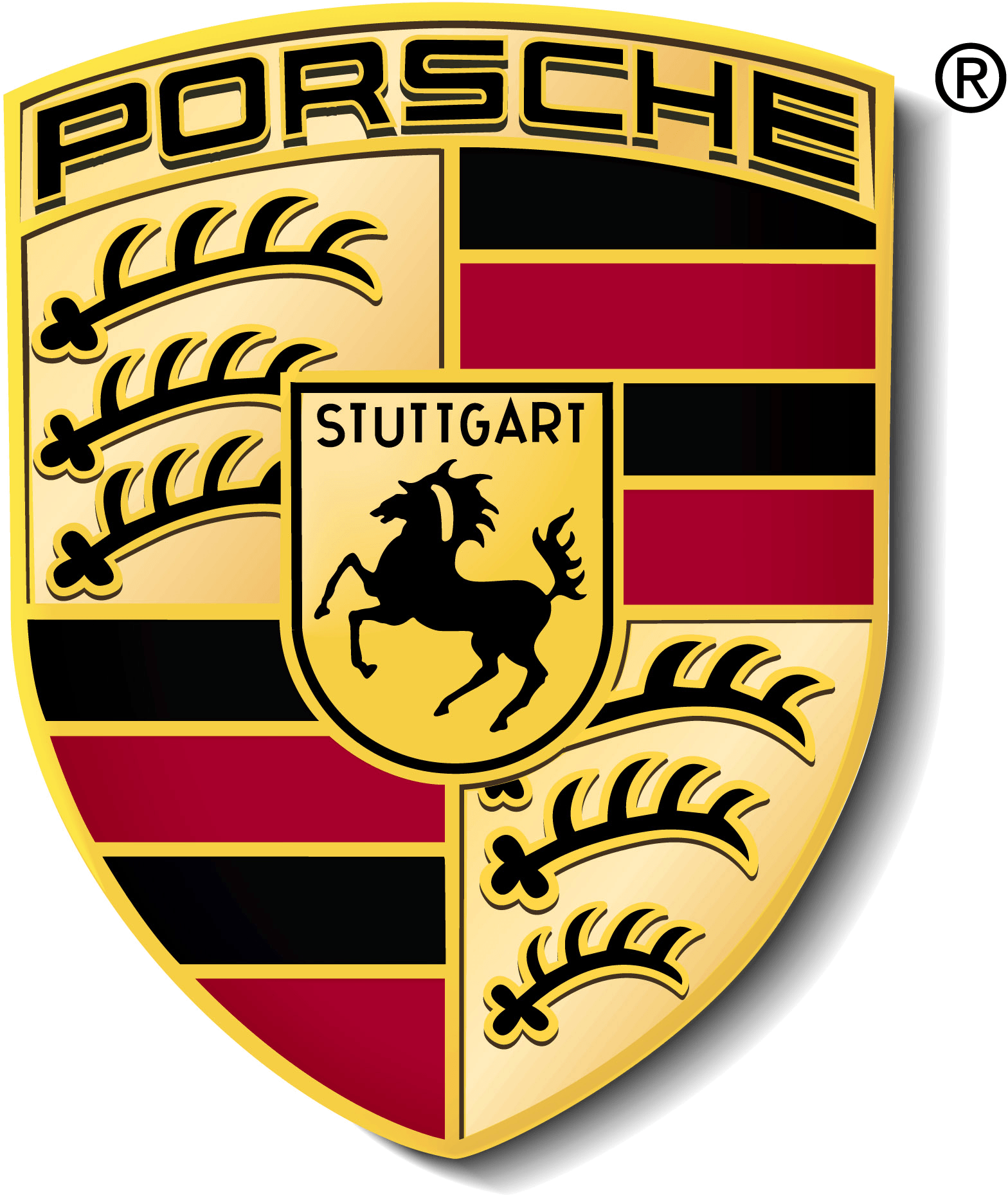 German Luxury Car Logo - German flag colors (Company is based out of Germany) and shield type ...