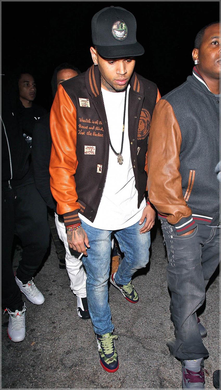 BAPE Man Logo - Men's Fashion Flash: Chris Brown's Supper Club Billionaire Boys Club