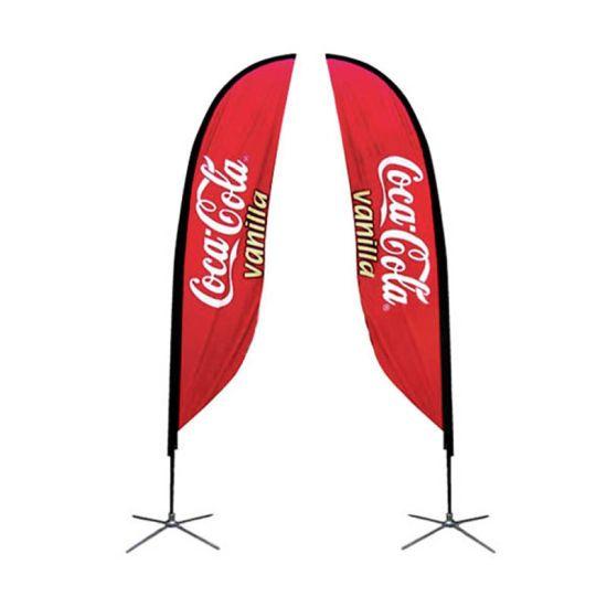 White with Red Tear Drop Logo - China Red White Blue Flag for Display Drop Tear Banner Tear