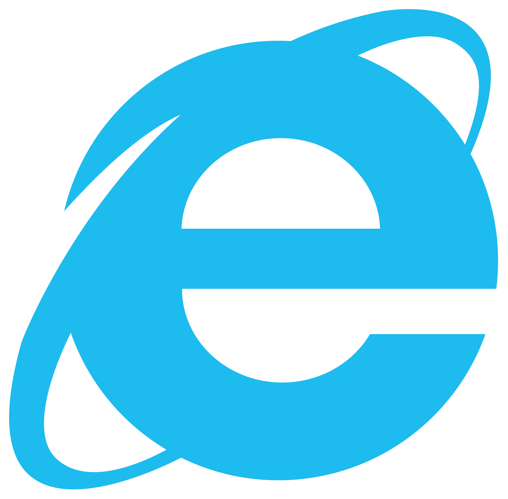 Internet- Browser Logo - Internet Explorer 10 11 logo.svg