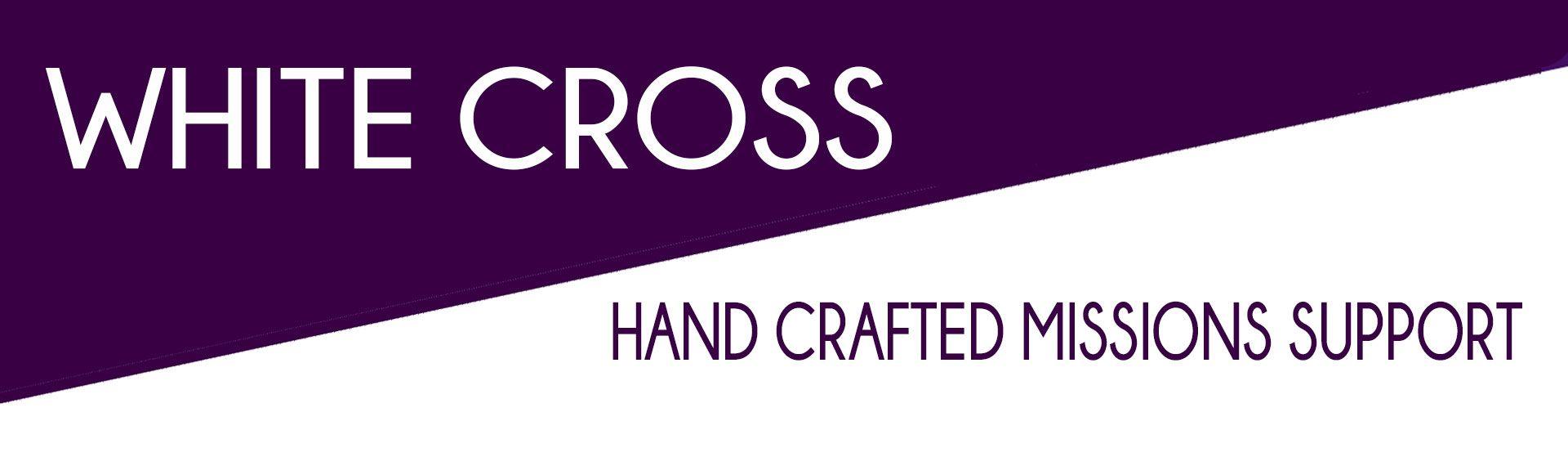 Purple White Cross Logo - White Cross Crafted Missions Support