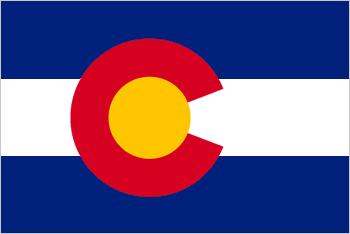 Red and White Stripes with Red Circle Logo - Flag of Colorado | United States state flag | Britannica.com