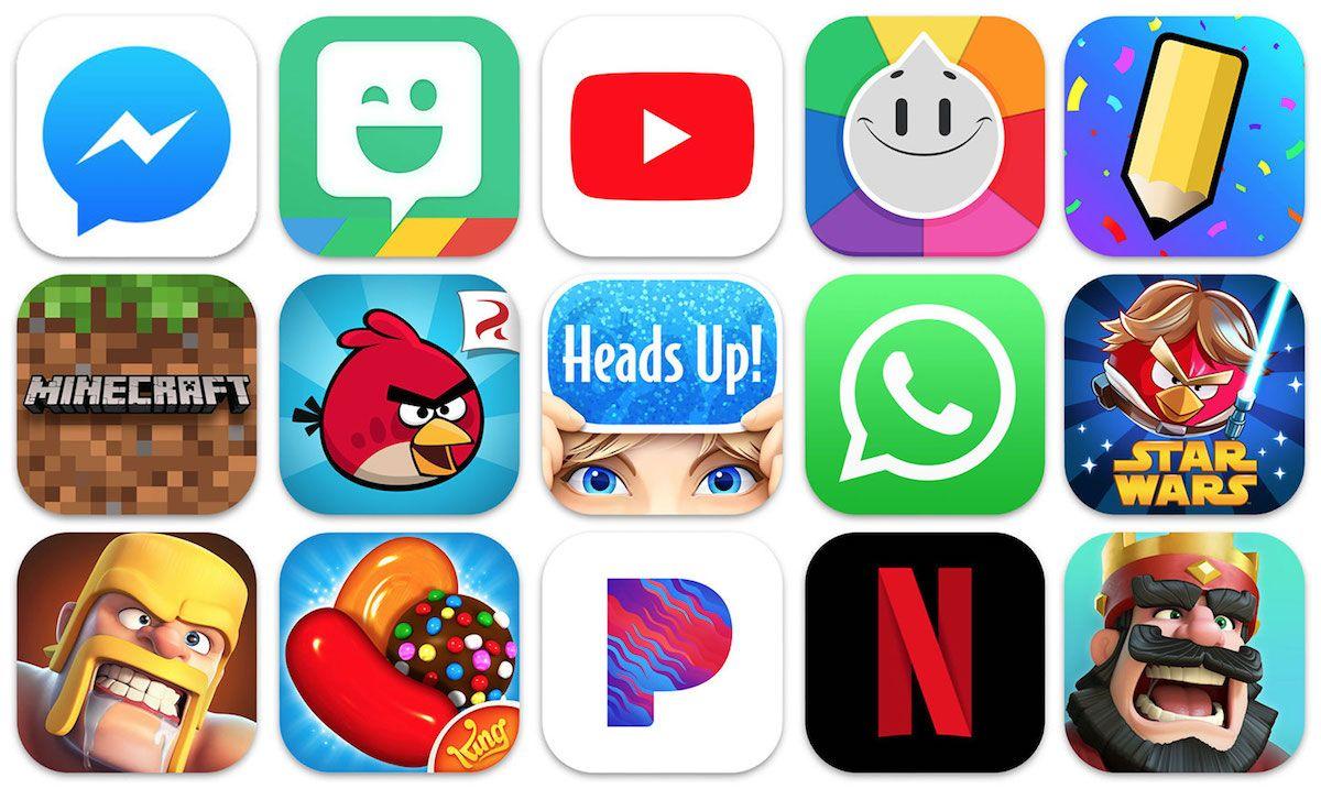 Most Popular App Logo - WhatsApp, Messenger, and Minecraft Among Most Popular Apps in App ...