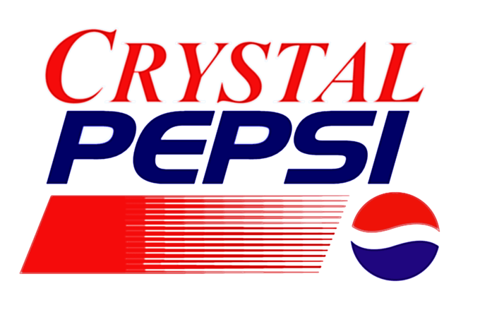 Oldest Pepsi Logo - Crystal Pepsi
