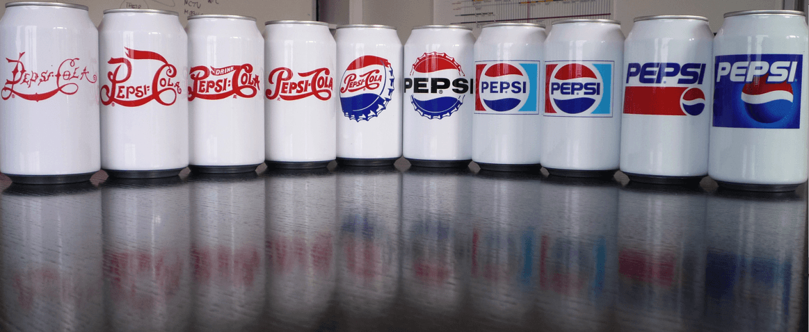 Oldest Pepsi Logo - Chronic logo redesign vs. preserving brand integrity: Pepsi-Cola vs ...