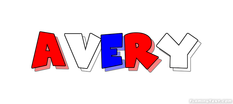 Avery Logo - United States of America Logo. Free Logo Design Tool from Flaming Text