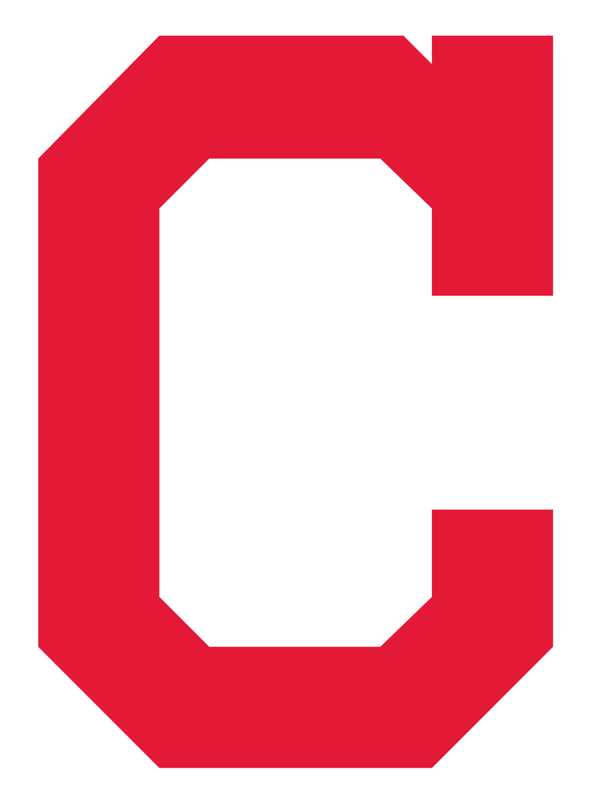 White and Red C Logo - Cleveland Indians