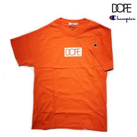 Dope Small Logo - DOPE(ドープ)×Champion CLASSIC SMALL LOGO TEE. ダンス系 B系