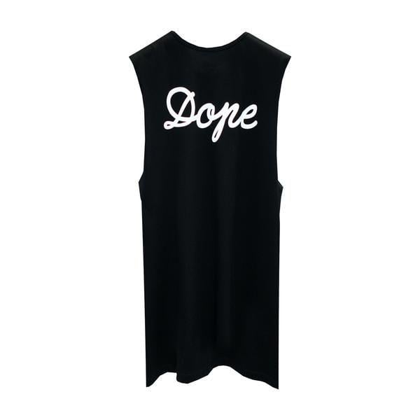 Dope Small Logo - DOPE BOYS MUSCLE TEE SMALL PRINTS