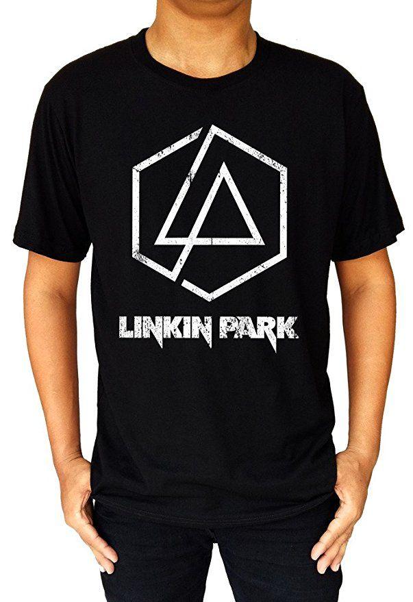 Black Hexagon Logo - Affiliate UD Gate Linkin Park New Hexagon Logo Men's Tee T Shirt