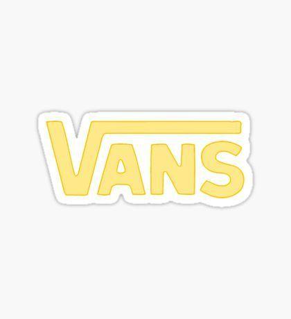 Yellow Vans Logo - Trending Stickers | Stickers!!!! | Pinterest | Yellow vans, Vans and ...