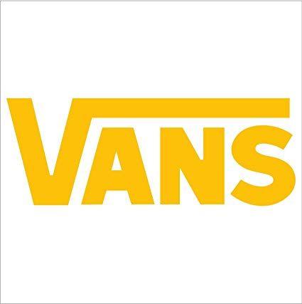 Yellow Vans Logo - Amazon.com: Vans Logo Car Window Vinyl Decal Sticker (4