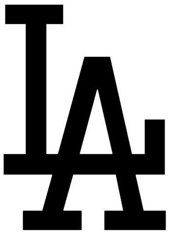 Black and White La Logo - KC Vinyl Decals, Graphics, Signs, Banners, Custom Graphics