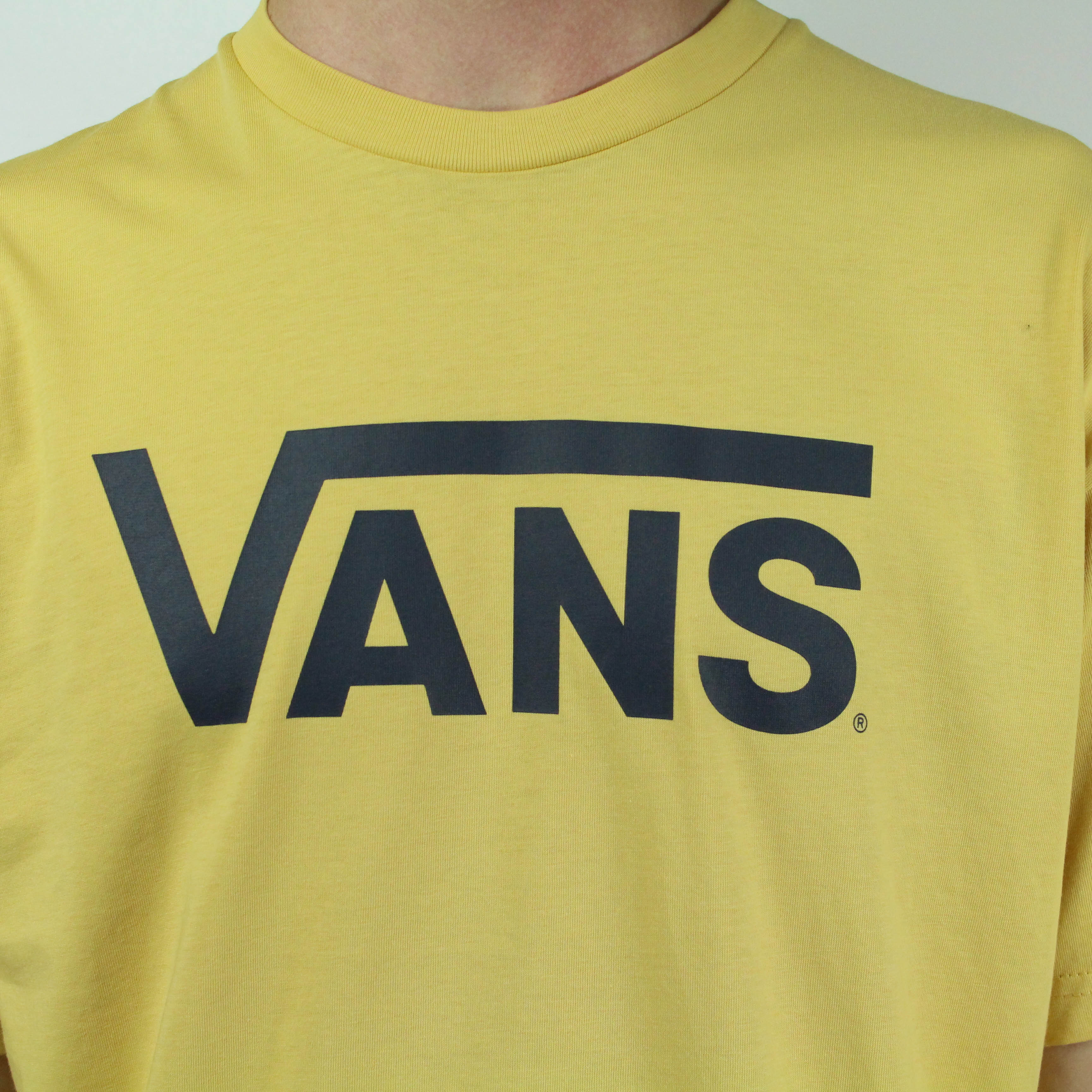 Yellow Vans Logo - Vans Logo T-Shirt - Yellow / Black - Remix Casuals