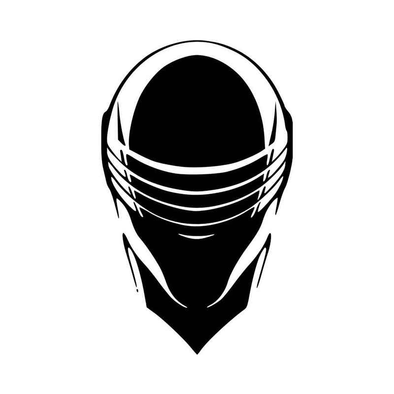 Snake Eyes Logo - Snake Eyes Gi Joe Helmet Vinyl Decal Sticker