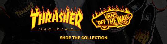 Yellow Vans Logo - Vans X Thrasher Black Pocket T-Shirt | Zumiez