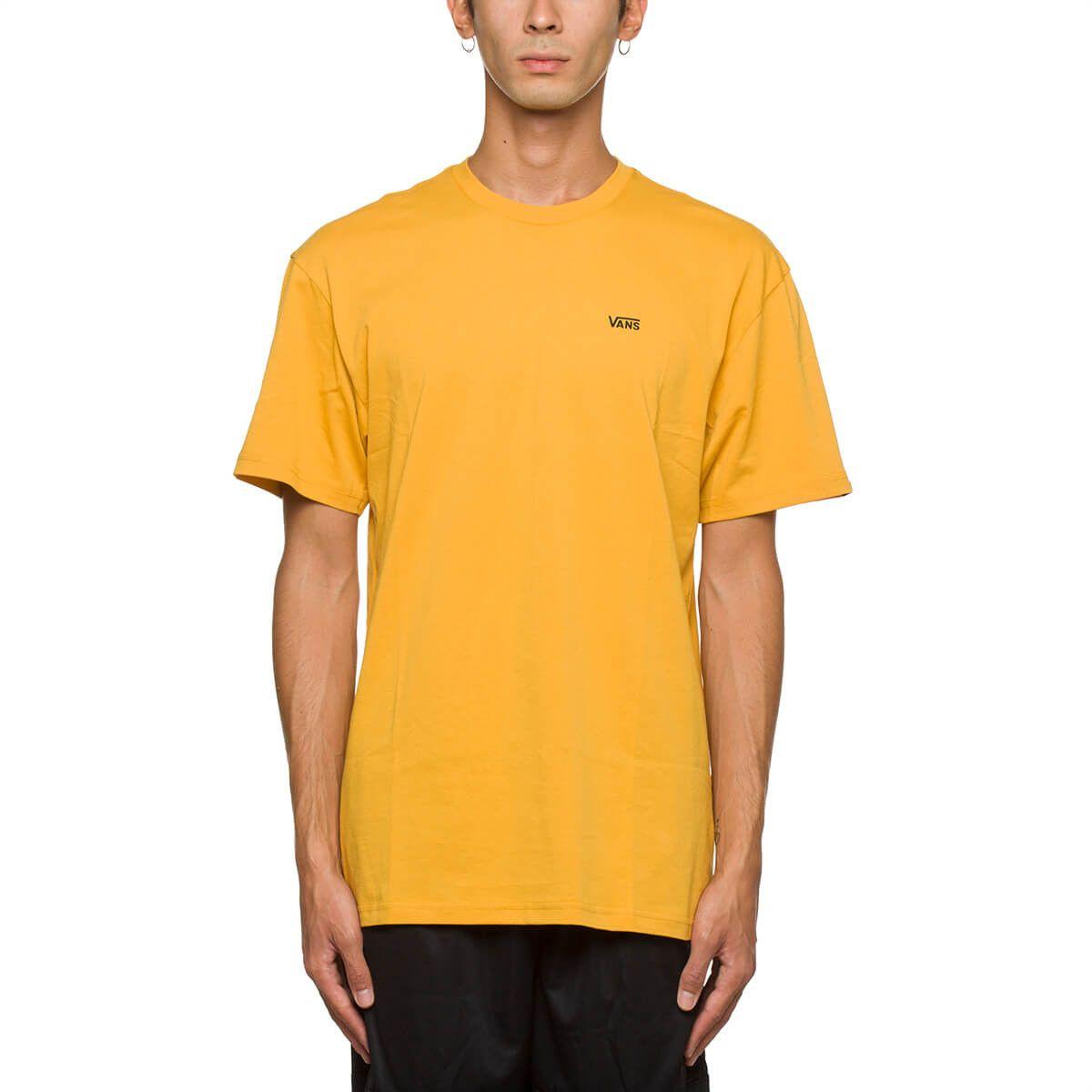 Yellow Vans Logo - Logo t-shirt from the F/W2017-18 Vans collection in ochre