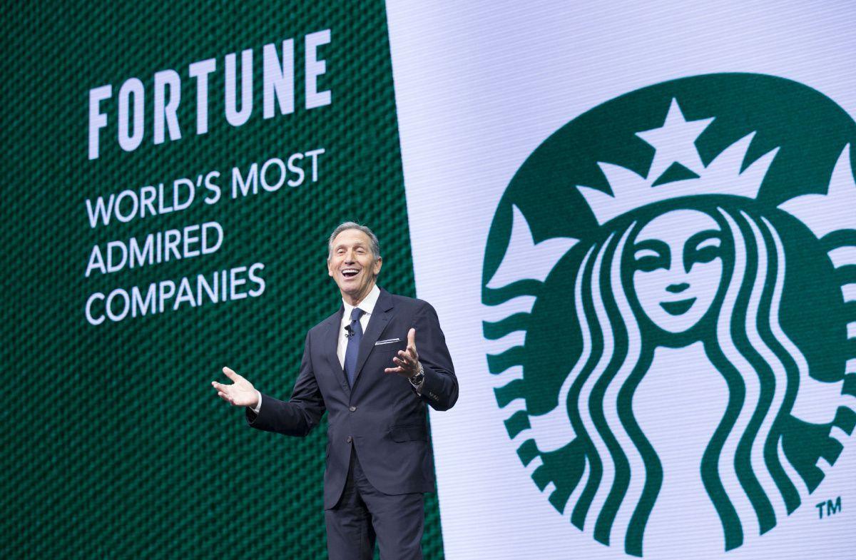 Empty Starbucks Logo - Howard Schultz Leaves Starbucks With Its Cup Half Empty: Wells