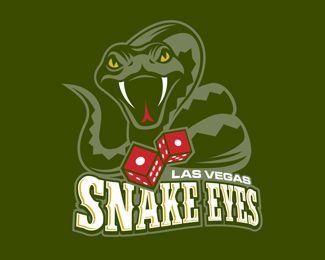 Snake Eyes Logo - Las Vegas Snake Eyes Designed