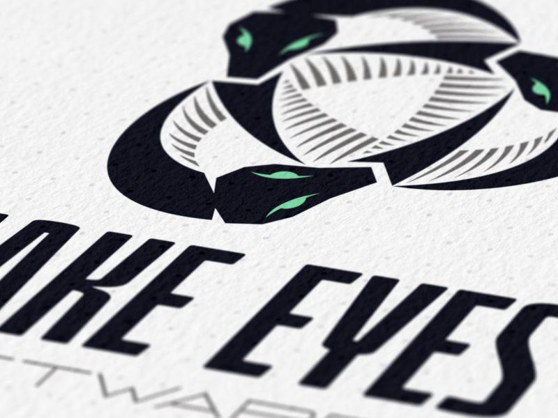 Snake Eyes Logo - Snake Eyes Software security company branding