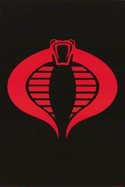 Snake Eyes Logo - GI Joe Cobra Logo Poster 24x36 | Comic Art | Pinterest | Gi joe ...