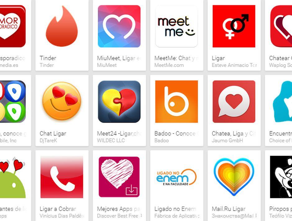 Most Popular App Logo - Dating Apps on your company's phone. Be careful not to reveal too