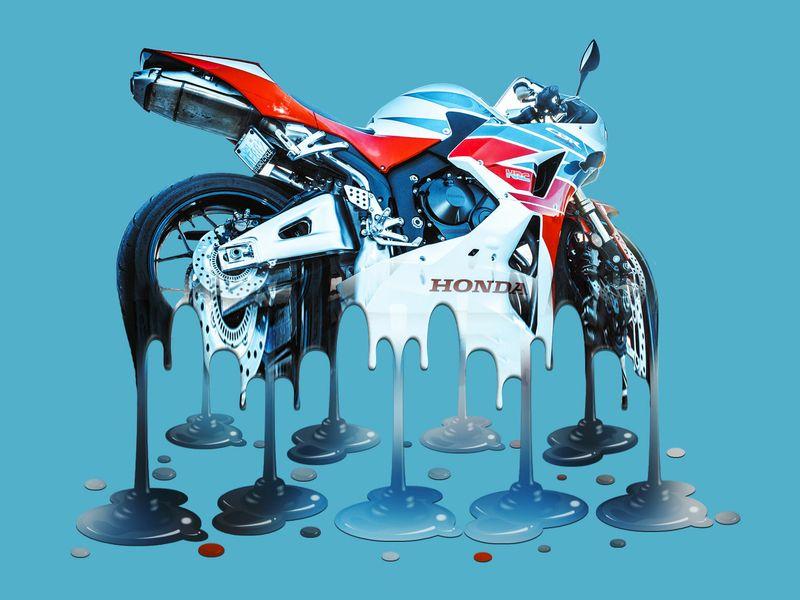 Melting Honda Logo - Melting Honda by DarezD | Dribbble | Dribbble