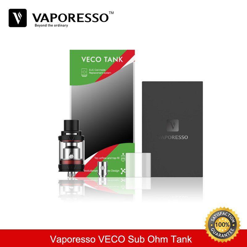 Vape Tanks Logo - Original Vaporesso VECO One Plus Tank 4ml Sub Ohm Vape Tanks