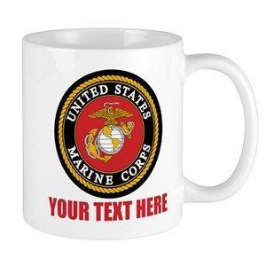 USMC Logo - U.S. Marines Mugs