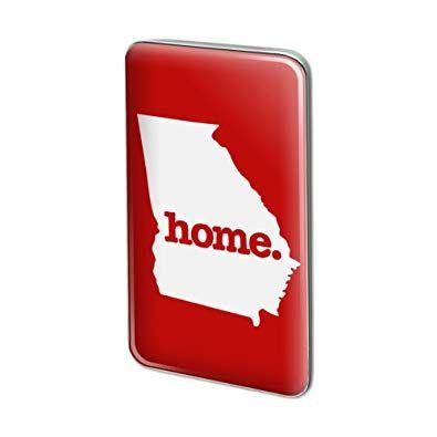 Something the Red Rectangle Logo - Georgia GA Home State Solid Red Officially Licensed