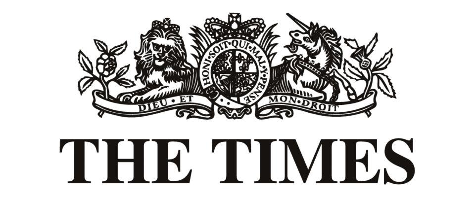 Black and White Newspaper Logo - The Times