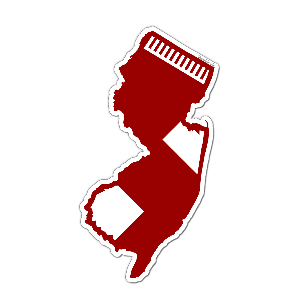Boston State Logo - New Jersey To Boston State Sticker