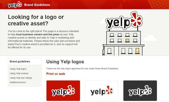 Yelp Web Logo - How to Use Styleguides in Web Design