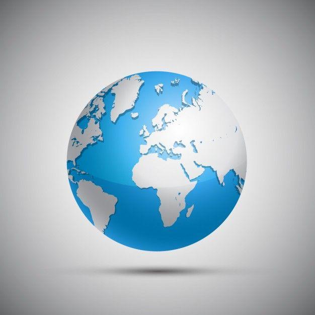 Transparent World Globe Logo - Earth globe design Vector | Free Download