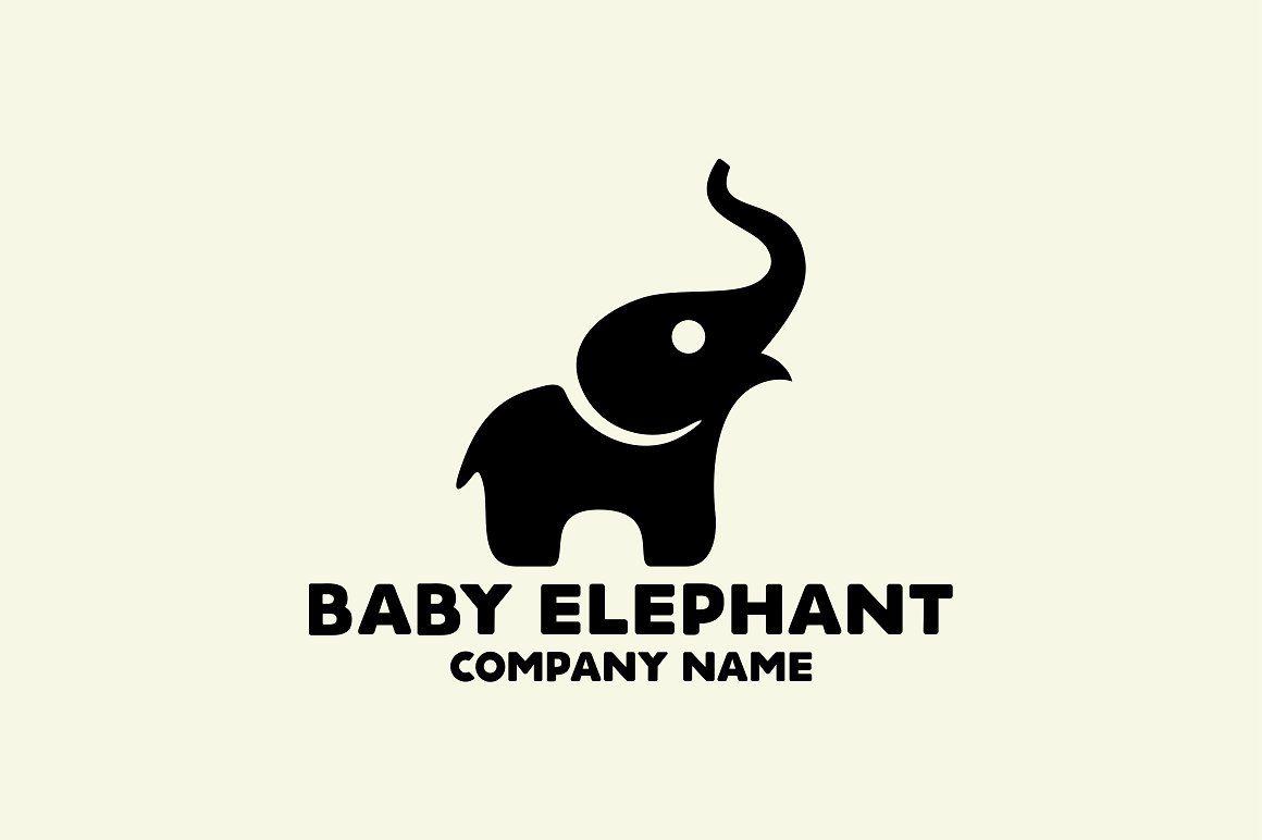 Baby Elephants Logo - Baby Elephant Logo ~ Logo Templates ~ Creative Market