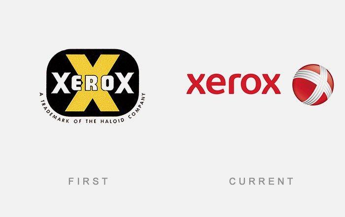 Old Xerox Logo - Xerox old and new logo