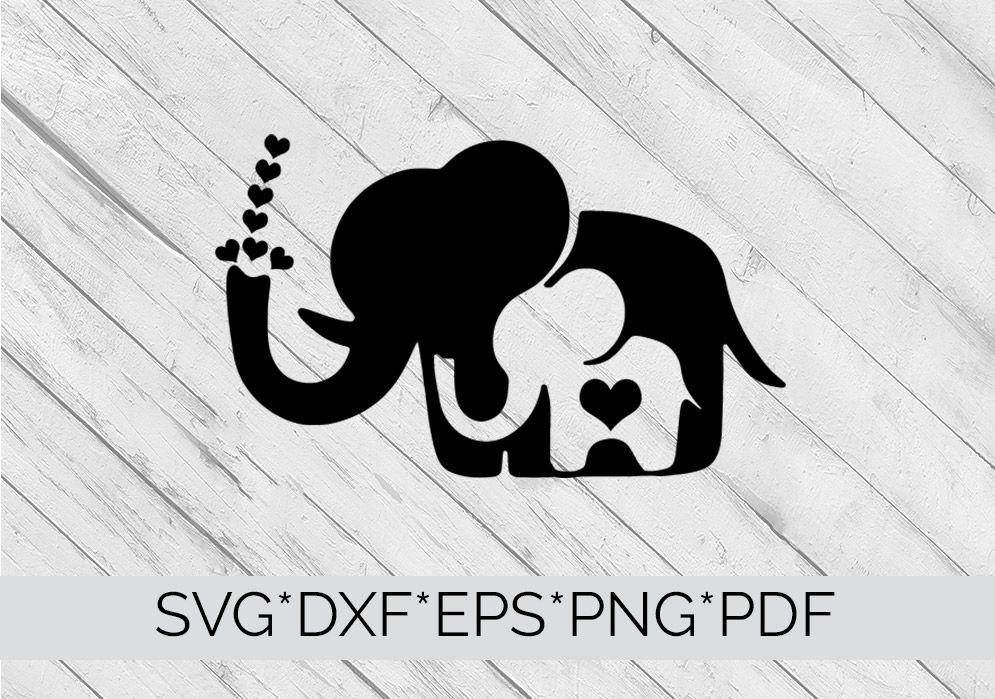 Baby Elephants Logo - Baby Elephant SVG Cutting File