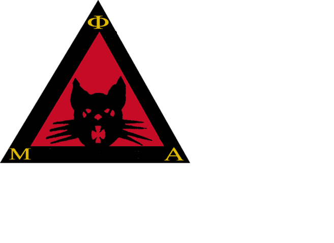 Black Cat Triangle Logo - Frat_Ed