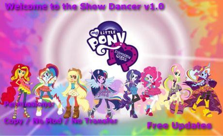 Welcome to the Show Logo - Second Life Marketplace - MLP: EG Rainbow Rocks: Welcome to the Show