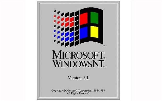 Microsoft Windows NT Logo - History of Windows: a blast from the past - Telegraph