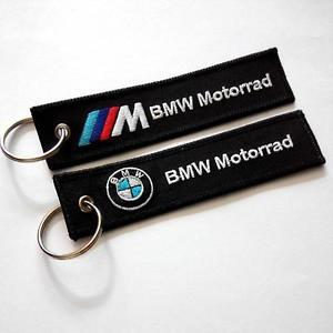 BMW Motorcycle Logo - BMW Motorrad Motorcycle M Logo Double Side Embroidered Keychain