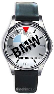BMW Motorcycle Logo - BMW Motorcycles Logo Leather Watch