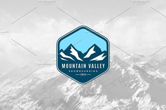 Mountain Valley Logo - Mountain Valley Logo Template ~ Logo Templates ~ Creative Market