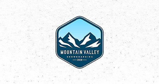 Mountain Valley Logo - Mountain Valley. Logo Design. The Design Inspiration